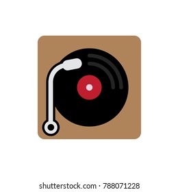 Phonograph Icon - Vector Music Player