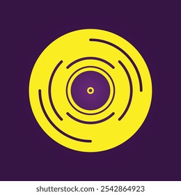 Phonograph Record trendy artwork elegant abstract vector illustration colorful practical design.eps