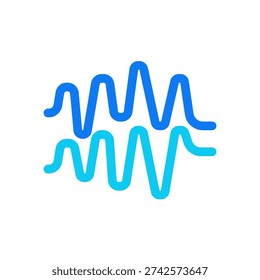 phonology language flat icon illustration