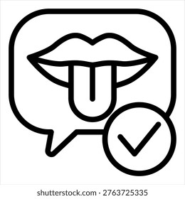 Phonology Line Black Single Icon
