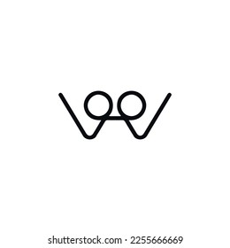 Phoropter icon. Simple style eye exam poster background symbol. Phoropter brand logo design element. Phoropter t-shirt printing. Vector for sticker.