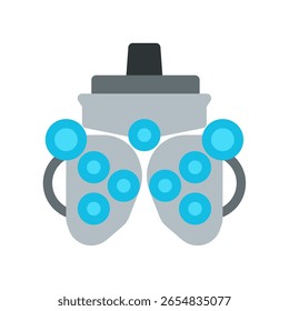 Ilustración de icono plano simple de Phoropter
