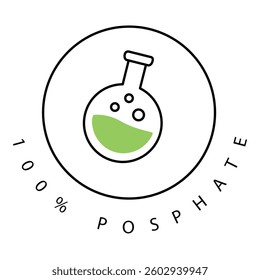 Phosphate Mineral Agriculture Fertilizer Vector Icon Design