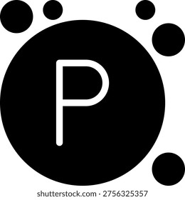 Phosphor glyph icon illustration vector