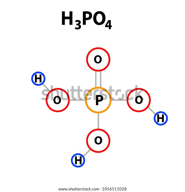 phosphoric-acid-structural-formula-h3po4-stock-vector-royalty-free