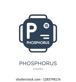 phosphorus icon vector on white background, phosphorus trendy filled icons from Shapes collection, phosphorus vector illustration