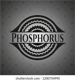 Phosphorus realistic black emblem