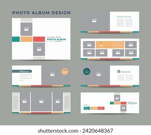 Photo Album Design, Photo and Image Book Design, Photography Portfolio Template