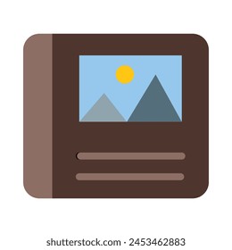 Photo Album Vector Flat Icon Design