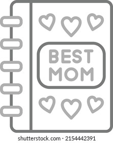 Photo Album vector icon. Can be used for printing, mobile and web applications.