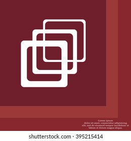 Photo archive icon. Vector illustration.