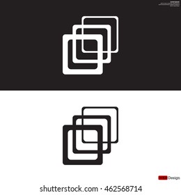 Photo archive icon. Vector illustration.