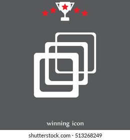 Photo archive icon. Vector illustration.