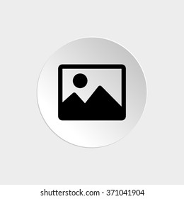 Photo  - black vector icon