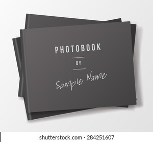 Photo Book Template : Vector Illustration