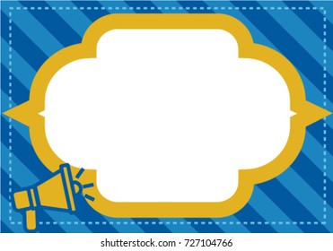 Photo booth business frame! Vector template.