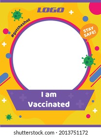 Photo Booth For Covid-19 Vaccination Drive