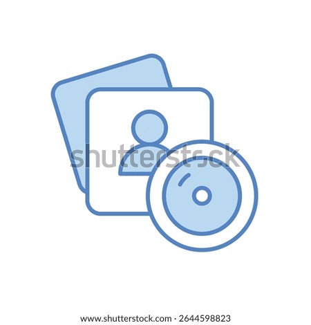 Photo Booth Icon vector stock illustration