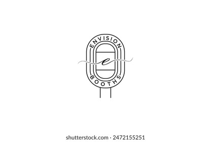 Plantilla de diseño de Ilustración vectorial de logotipo de cabina de fotos