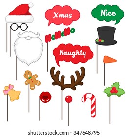 photo booth prop for merry Christmas, merry Christmas party set