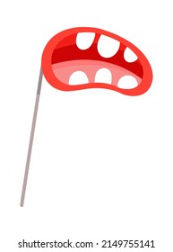 Photo Booth Prop mouth. Vector illustration