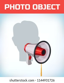 Photo booth Props. Birthday and Party Accessories. Can used for wedding and dates. megaphone or bullhorn for amplifying the voice for protests rallies or public speaking.