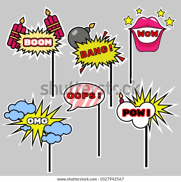 Gratis Unduh Gambar Photo Booth Props Speech Bubbles Kit Stock Vector Royalty Free Terupdate oleh Cikimm.com