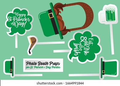 photo booths props for st patrick's party