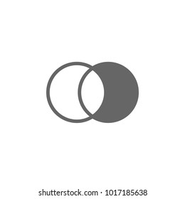 Photo Brightness and contrast settings icon . Simple element illustration. Symbol design from Photo Camera collection. Can be used in web and mobile. on white background
