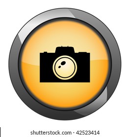 Photo button. vector