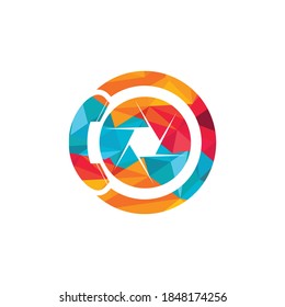 Photo call vector logo design. Snap call logo idea.