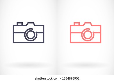 photo camera 10 bond icon design vector graphics