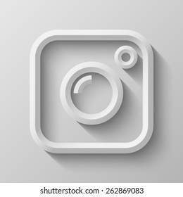 Photo camera with bevel