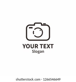photo and camera creative logo concept