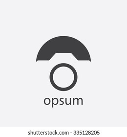 photo camera cut identity template icon design element
