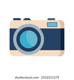 Icono aislado del dispositivo de la cámara fotográfica