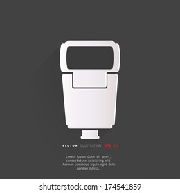 Photo camera flashlight
