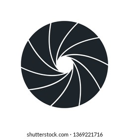 Photo camera flat icon sign - vector