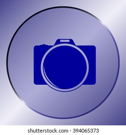 Photo Camera flat style vector icon
