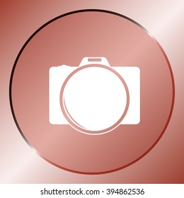 Photo Camera flat style vector icon