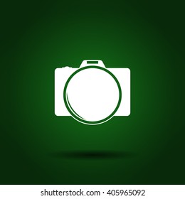 Photo Camera flat style vector icon