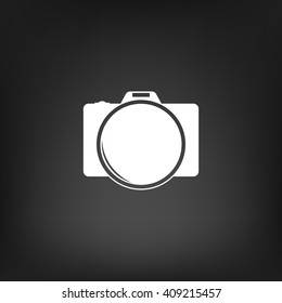 Photo Camera flat style vector icon