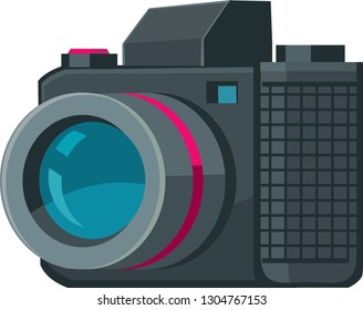 photo camera front view