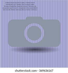 Photo camera high quality icon