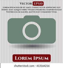 Icono de cámara fotográfica
