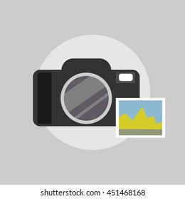 Photo camera icon. 