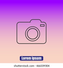 Photo camera icon