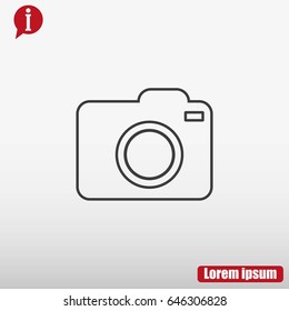 Photo camera icon