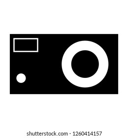 photo camera icon, Photo apparatus vector 