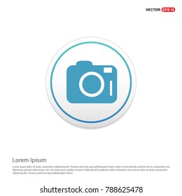 Photo camera icon Background icon template